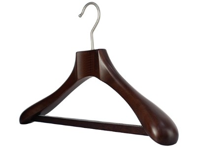 男士寬肩多用實(shí)木衣架18D015