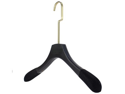 黑色實(shí)木防滑無(wú)痕衣架17C022