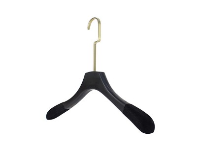 黑色實(shí)木防滑無(wú)痕衣架17C022