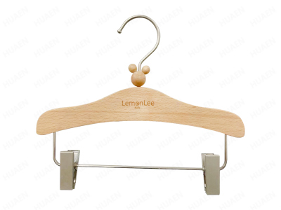 小孩實木連體衣架