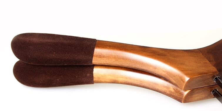 華恩 植絨木衣架