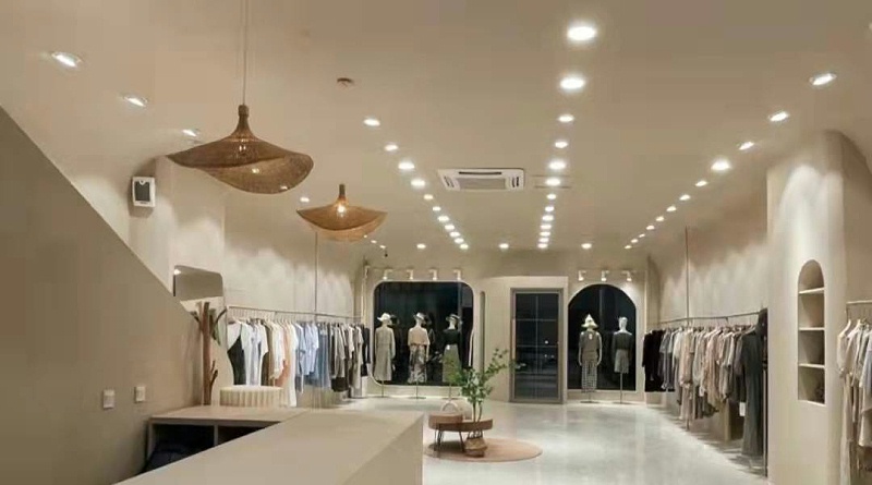 服裝店鋪裝修設計--燈光