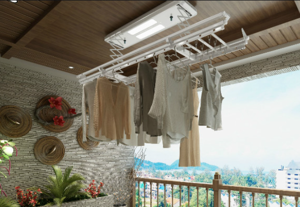 隱形電動(dòng)晾衣架-3